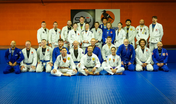 Picture from a Shawn Woods seminar at Herron BJJ